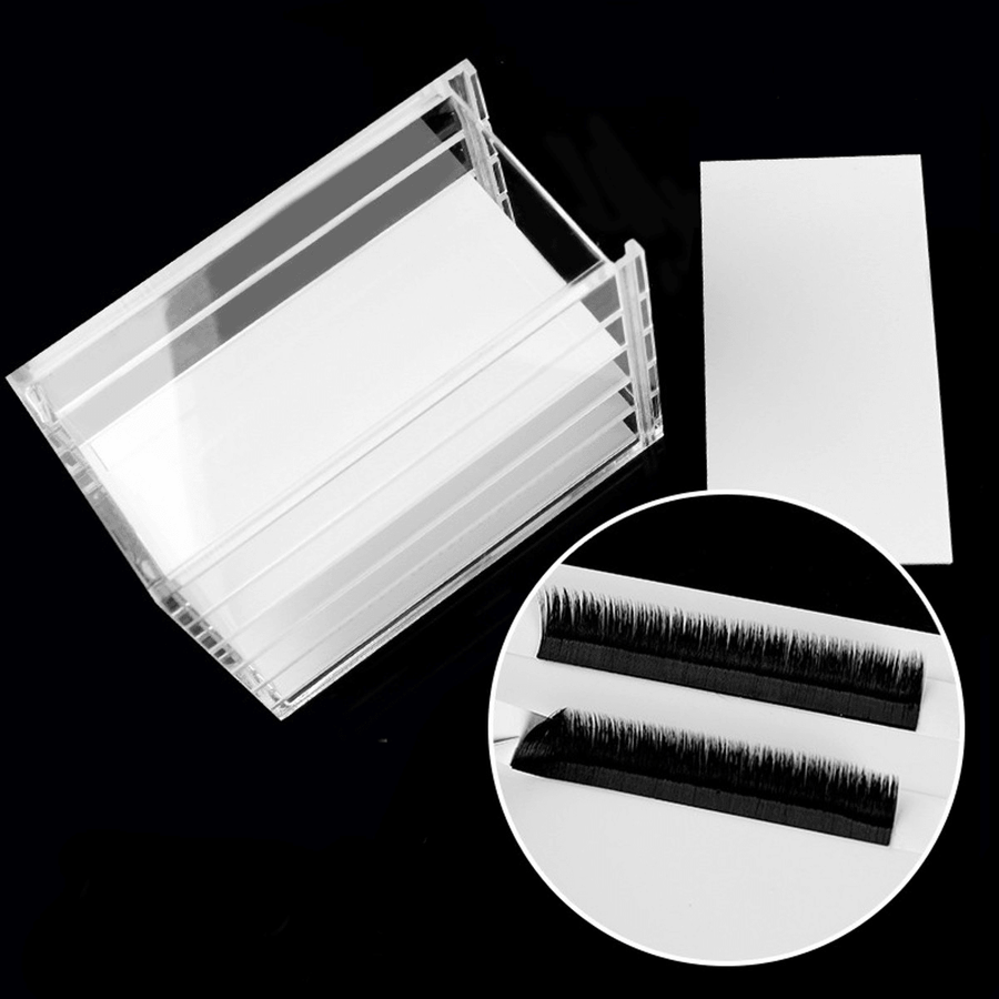 5 Layer Clear Eyelash Storage Acrylic Box Cosmetic Organizer Eyelashes Glue Pallet Holders - Trendha