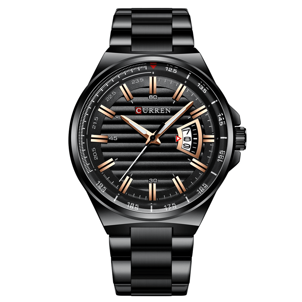 CURREN 8375 Business Style Luminous Display Men Wrist Watch Date Display Quartz Watch - Trendha