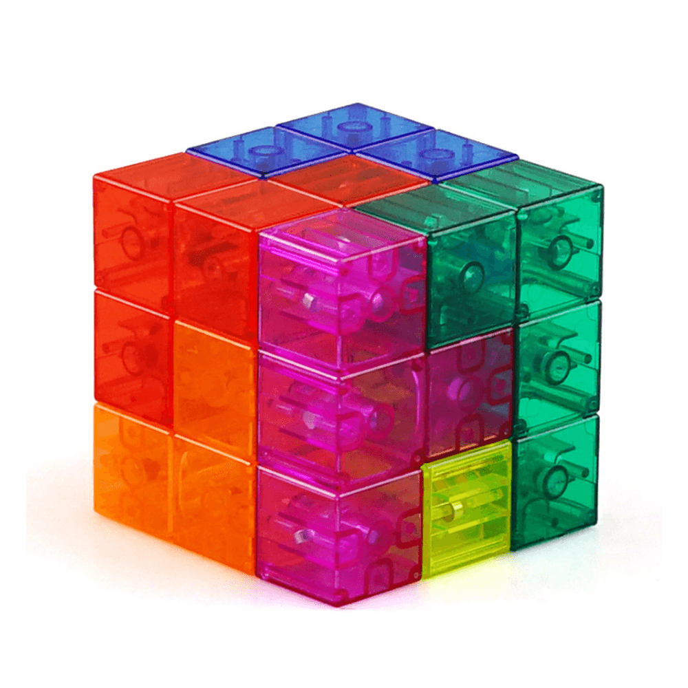 Cube Luban Cube Magnetic Building Blocks Tetris Three-Dimensional Intelligence Children'S Educational Toys - Trendha