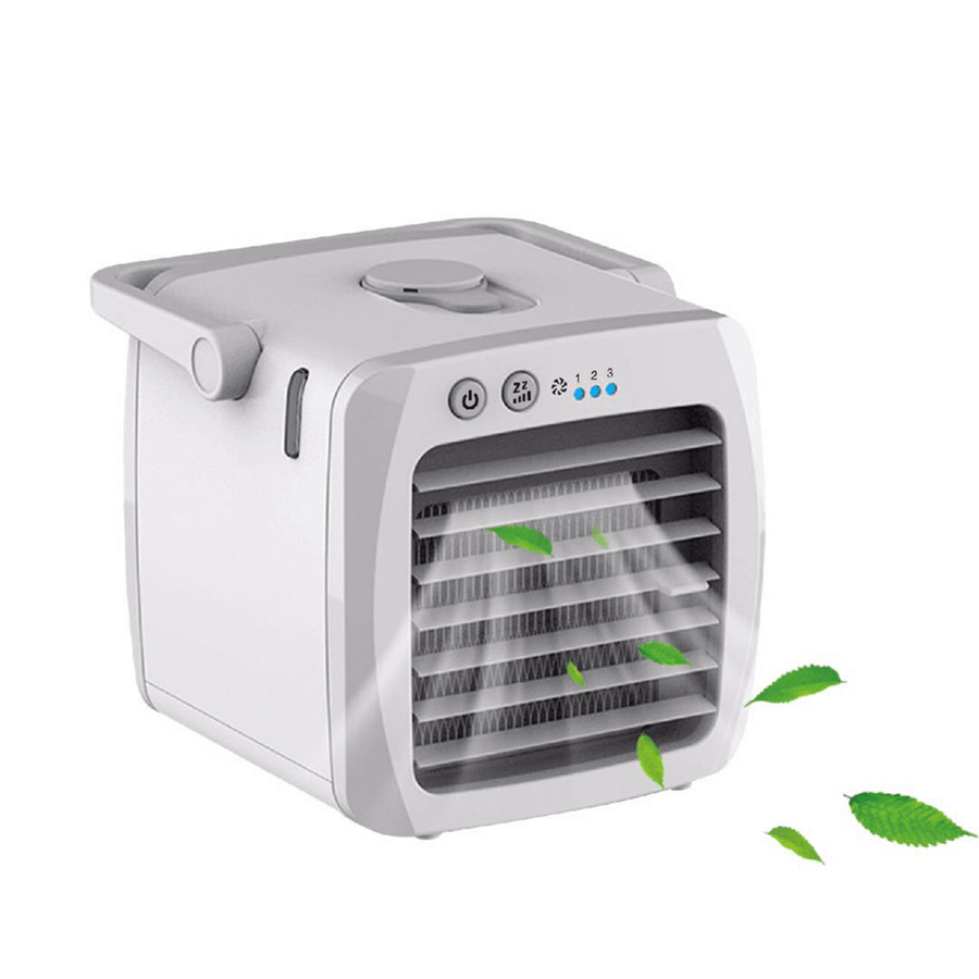 USB Lightweight Portable Mini Air Cooler Office Desktop Small Air Conditioner Cooling Fan - Trendha