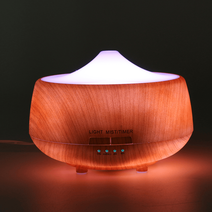 Ultrasonic Color-Changing Wood Grain LED Aroma Diffuser Humidifier Aromatherapy Spa Essential Oil - Trendha