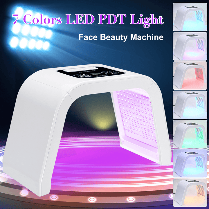 7 Color LED Photon PDT Light Lamp Skin Rejuvenation Acne Face Beauty Machine - Trendha