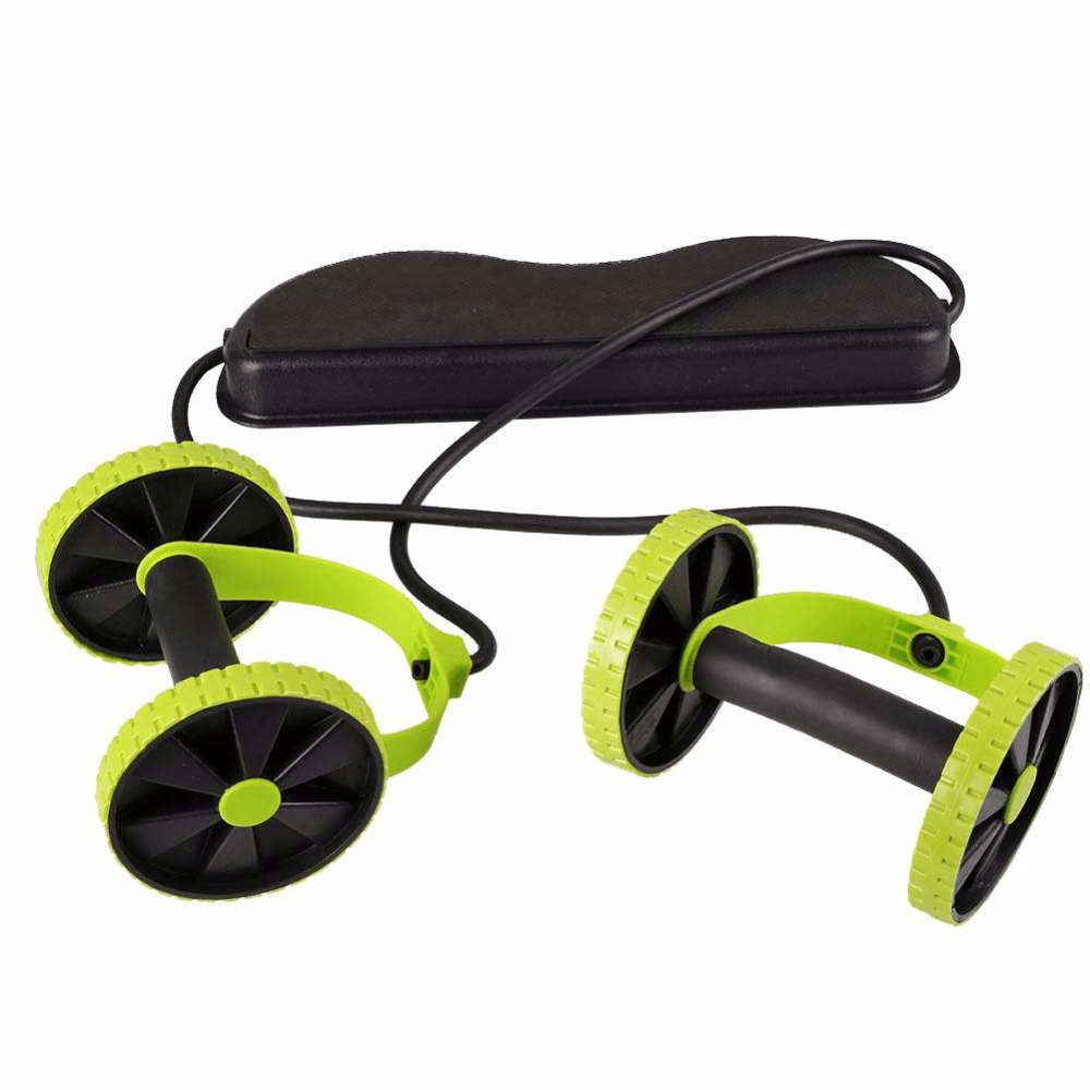 Home Exercise Equipment Rollers Four Wheels Exercise Equipment Core Pull Rope Abdominal AB Trainer Exercise Tools - Trendha