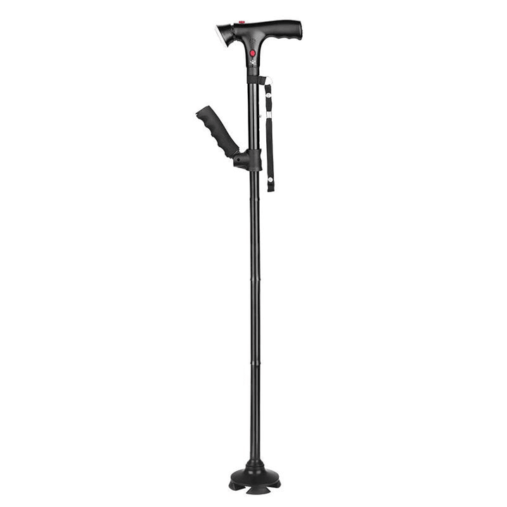 Foldable Crutch Foldable Adjustable Lightweight Aluminum Offset Walking Stick - Trendha