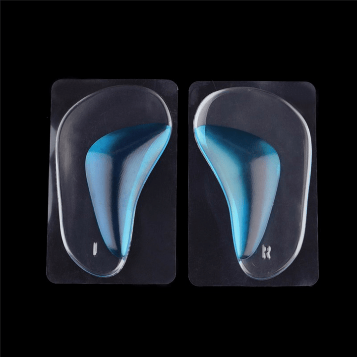 1 Pair Foot Care Cushion Correction Gel Arch Support Insoles Orthopedic Foot Pedicure Tools - Trendha