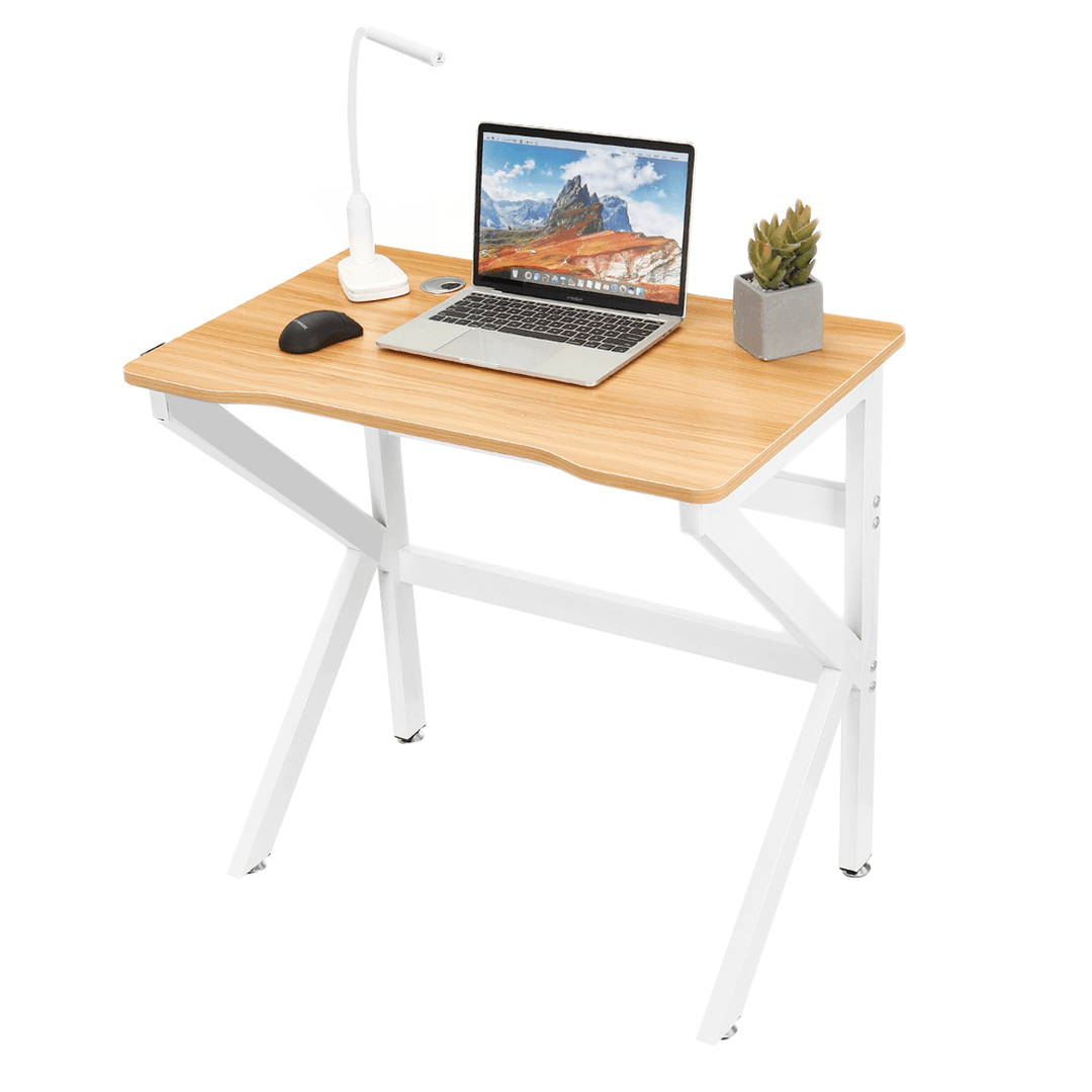 Office Computer Desk K-Shaped Design 32" Desktop Simple and Modern Style for Home Office - Trendha