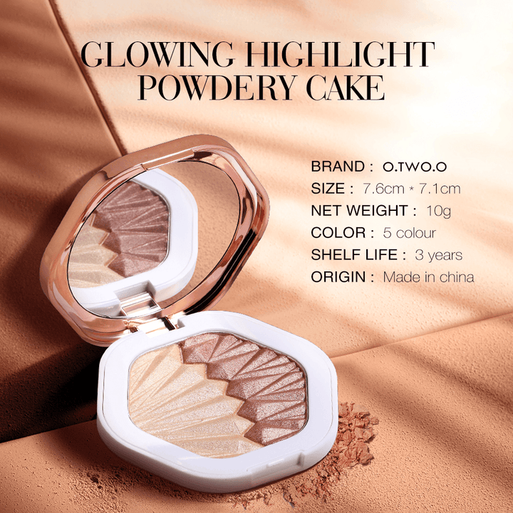 Glow Kit Highlighter Makeup Shimmer Loose Powder Highlighter Palette Base Illuminator Highlight Face Contour Powder - Trendha