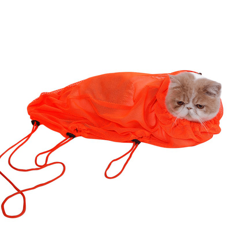 Pet Cat Multi-Function Grooming Bags Nail Cutting Bath Protect Bags Pick Ear Blowing Hair Beauty Bag - Trendha