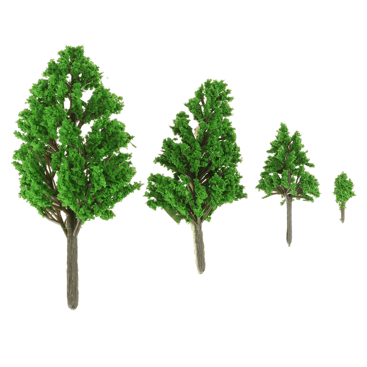 10Pcs Mini Artificial Plant Trees Poplar 3-14Cm Home Office Party Decorations - Trendha