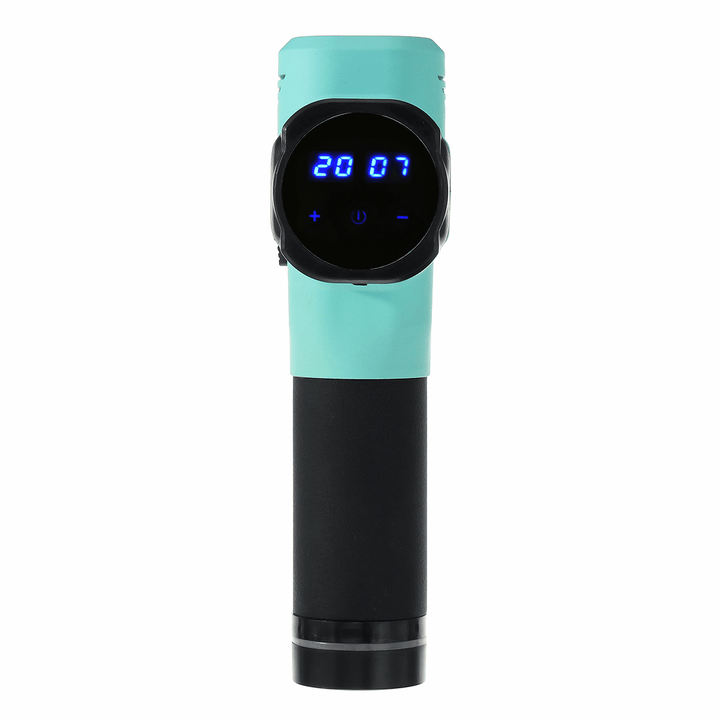 2500Mah Touch Display Percussion Massager G Un 20 Speed Quiet Professional Deep Tissue Massager for Muscle Tension Relief Electric Massager with 6 Head - Trendha