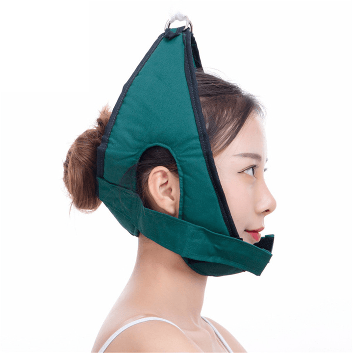 Adjustable Relaxation Cervical Traction Belt Head Neck Shoulder Pain Relief - Trendha