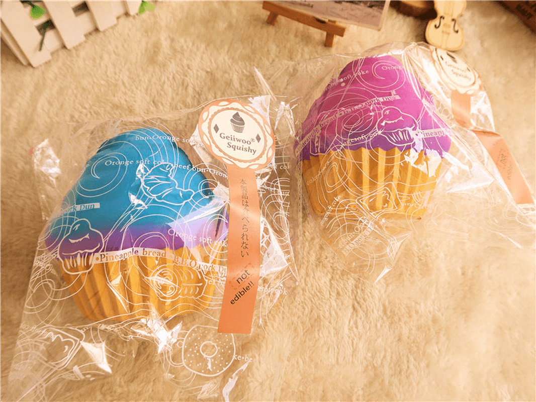 Ice Cream Squishy Big Cup Cake 12CM Cute Jumbo Gift Collection with Packaging - Trendha