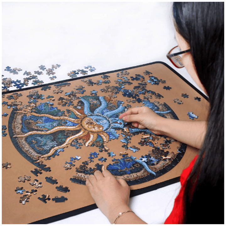 500 Pieces Zodiac Famous Painting Jigsaw Puzzle Toy Decompression Educational Indoor Toys - Trendha