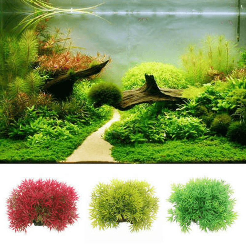 Artificial Grass Aquarium Decor Water Weeds Ornament Plant Fish Tank Decorations & Ornaments - Trendha