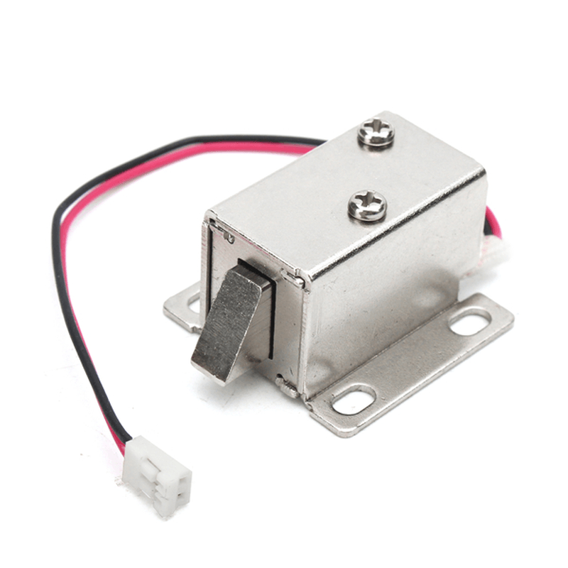 12V 0.34A Electronic Lock Catch Electric Release Assembly Solenoid for Door Gate Drawer - Trendha