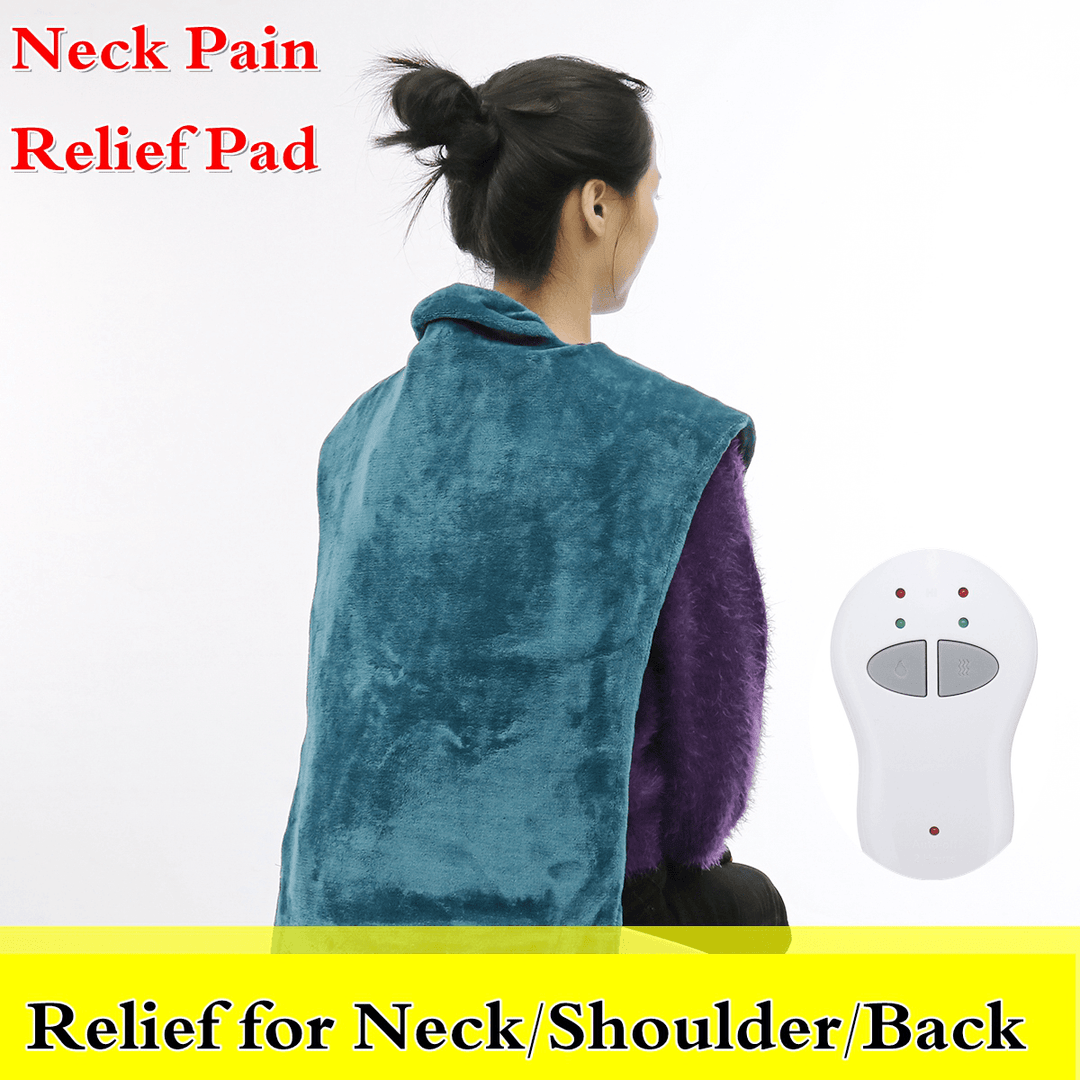 Ultra-Long Relief Heat Massage Wraps Muscle Neck Shoulder Support Pain Therapy Washable - Trendha