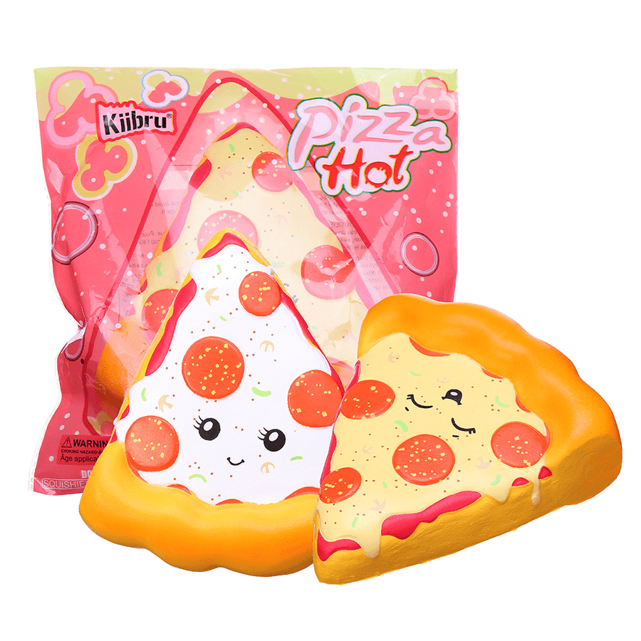 Kiibru Pizza Squishy 14.5*13.5*5Cm Slow Rising Soft Toy with Original Packing - Trendha