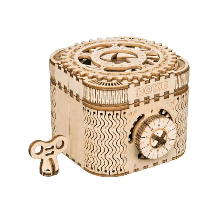 Robotime LK502 Password Box DIY Handmade Wooden Three-Dimensional Assembled Toy - Trendha