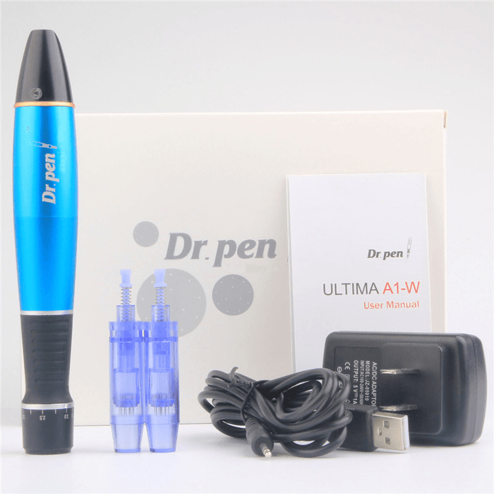 ULTIMA A1 Dr Pen Derma Pen Auto Micro Needles System Adjustable 0.25Mm-3.0Mm - Trendha