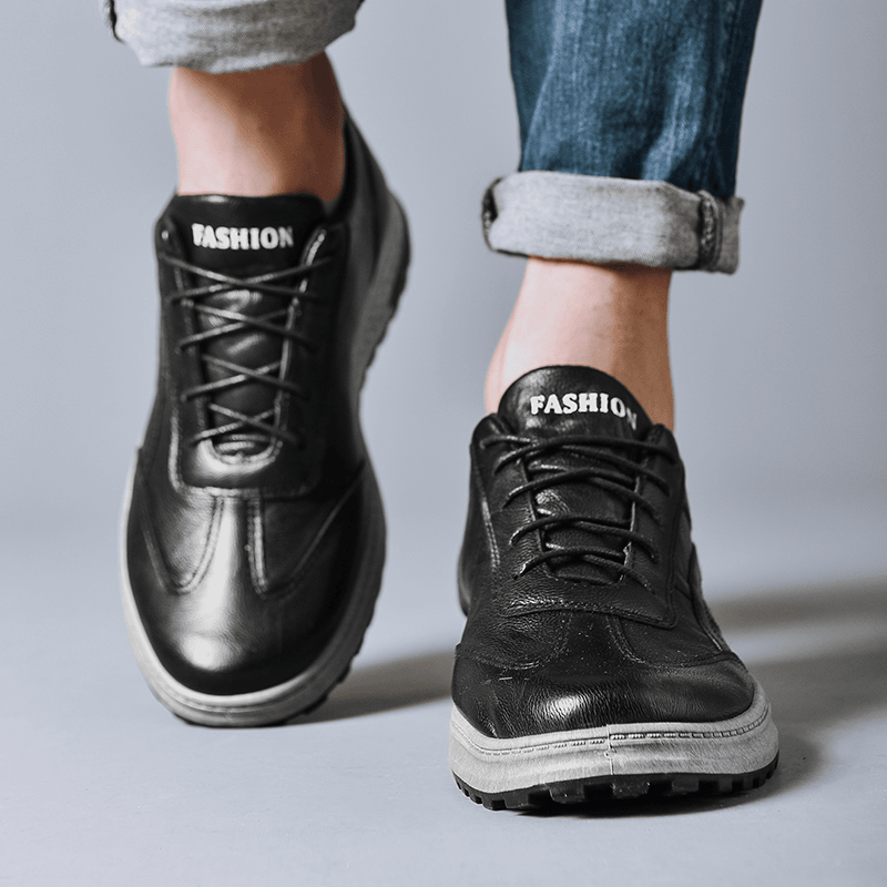 Men's Non-Slip Sport Sneakers: Comfy, Soft, and Stylish Lace-Up Design - Trendha