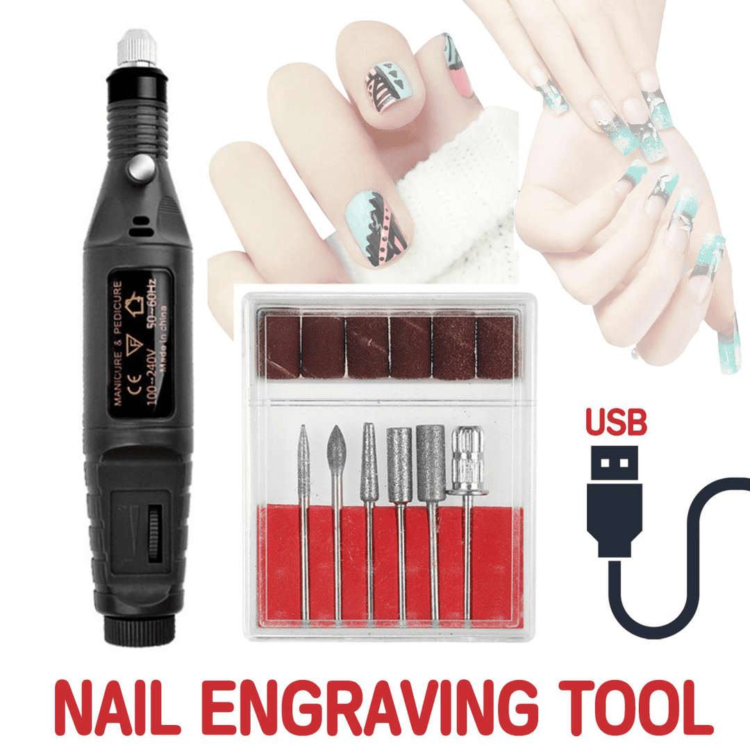 Nail Tool USB Mini Electric Pen Type Manicure Polishing Machine - Trendha