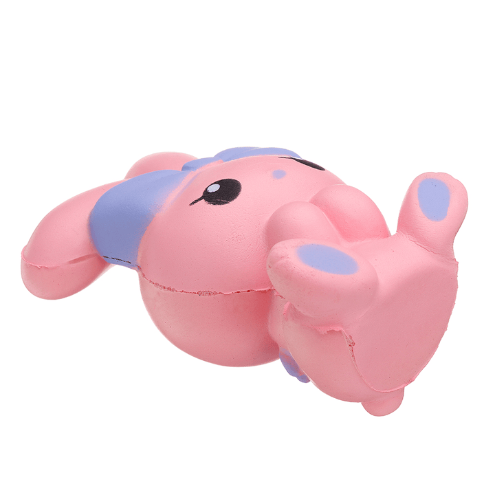 Jumbo Bowknot Rabbit Squishy Slow Rising House Play Toy 8*6*13Cm with Packing Bag - Trendha