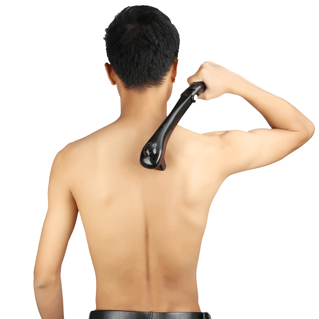 Electric Back Hair Shaver Foldable Trimmer Body Mens Shaving Groomer - Trendha