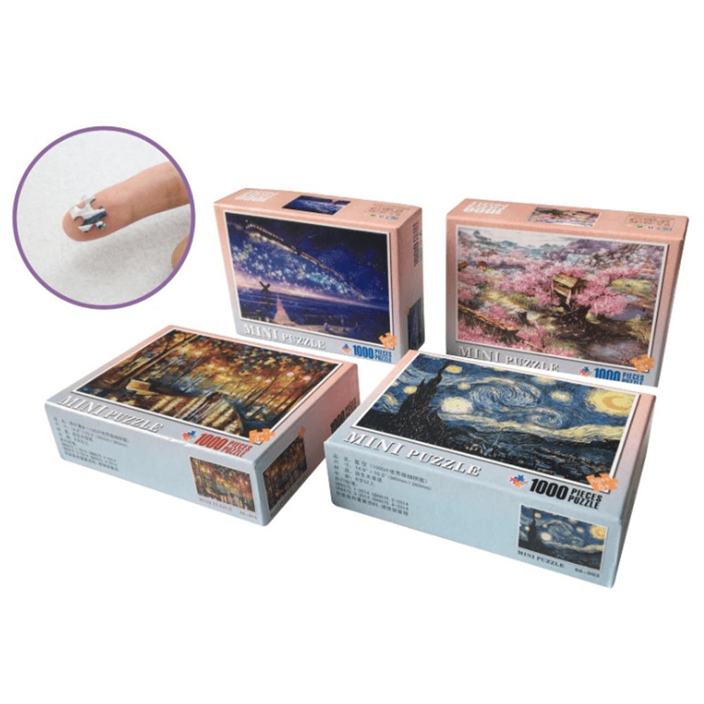 1000 Pieces of Puzzle Decompression Scenery Series Jigsaw Puzzle Toy Indoor Toys - Trendha