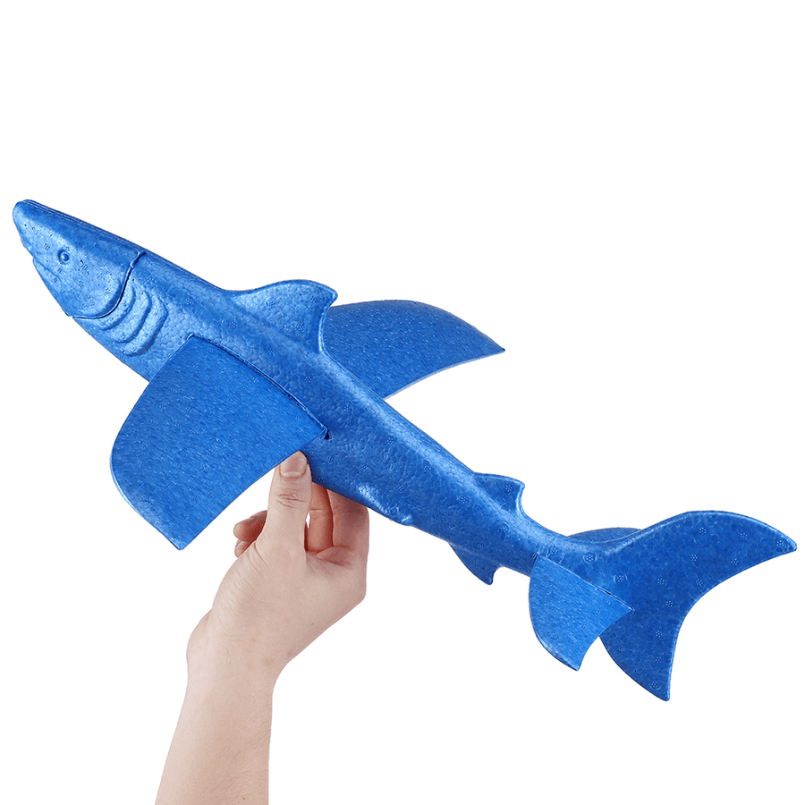 18Inches Foam EPP Hand Launch Throwing Aircraft Airplane Glider DIY Plane Toy - Trendha