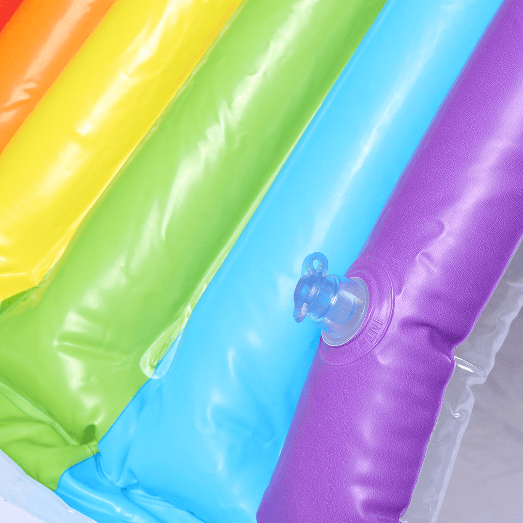 Rainbow Sunshade Summer Inflatable Swimming Pool Backyard Inflated Kids Bathtub for Swimming Supplies - Trendha