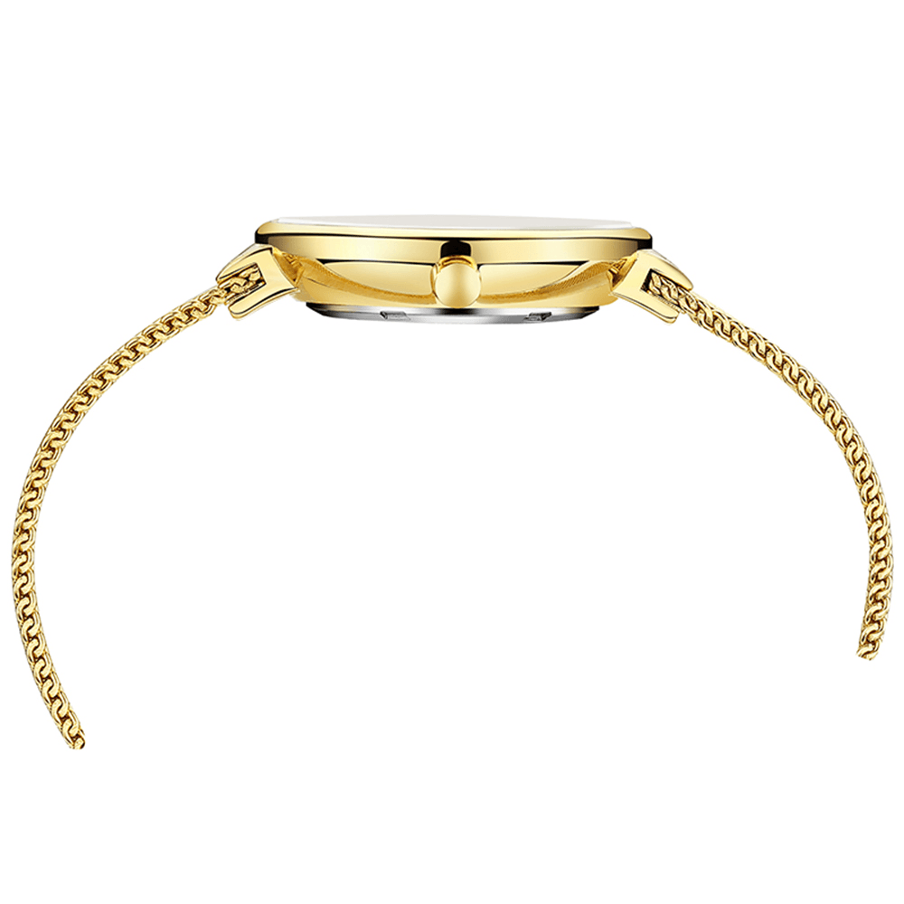 CURREN 9016 Women Quartz Watch Casual Style Simple Dial Luxury Alloy Strap Lady Wristwatch - Trendha