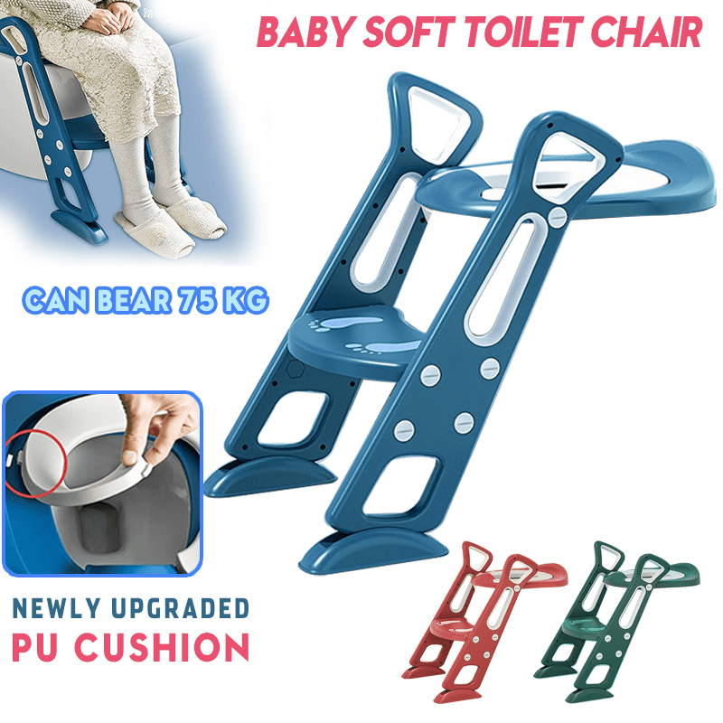 Baby Kids Potty Training Seat with Step Stool Ladder Child Toddler Toilet Chair - Trendha