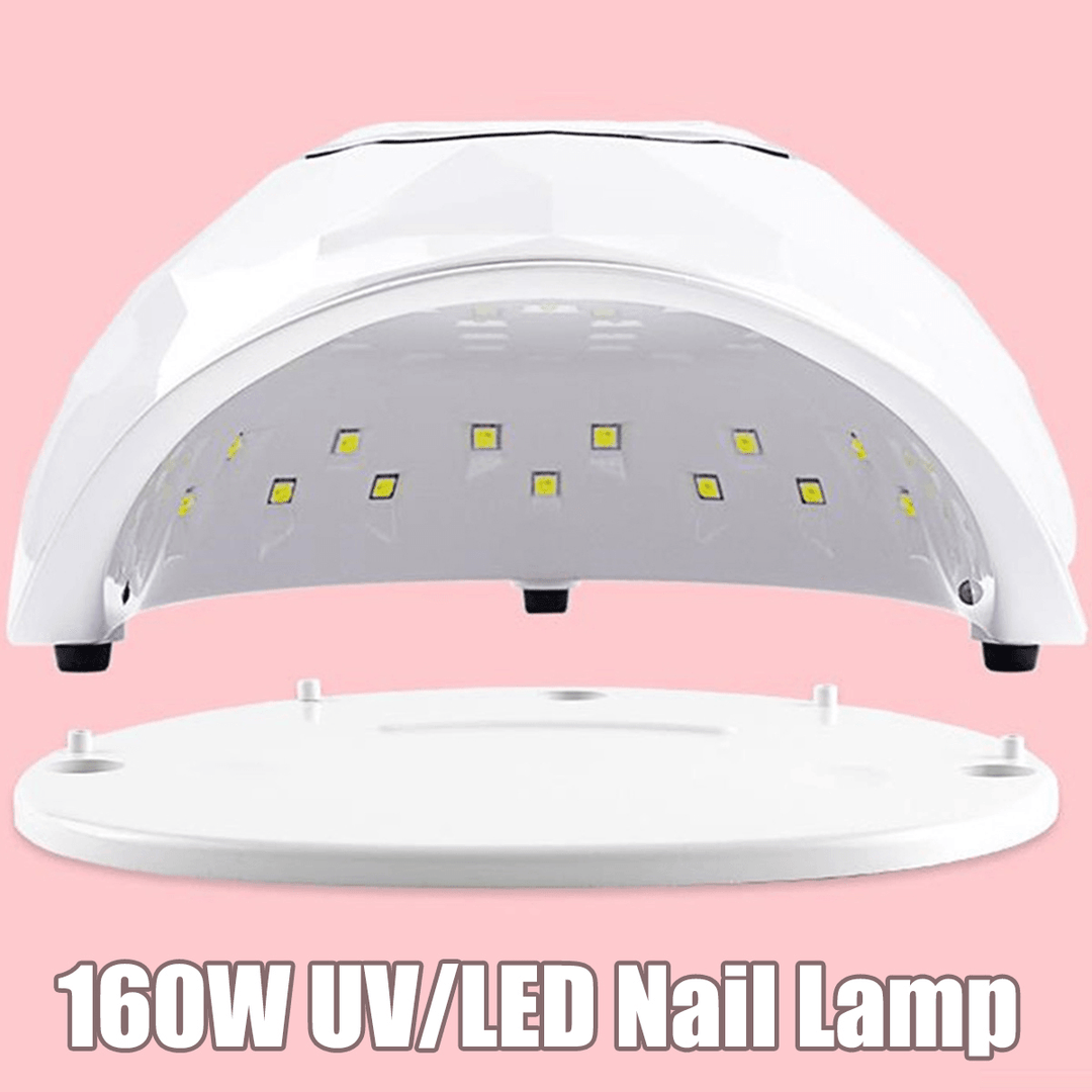 Professional SUN X5 plus UV LED Lamp 54W Nail Dryer with Auto Sensor LCD Display 36 LED Nail Dryer Lamp for Manicure Gel - Trendha