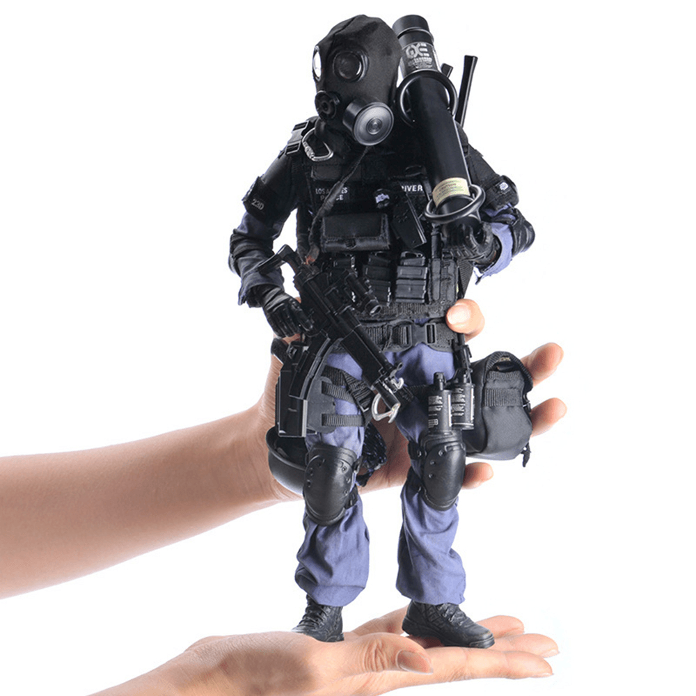 1/6 Scale KADHOBBY SWAT Breaker Armed Police Policeman Corps Military Army Soldier Model Toy 12" Full Set Action Figure Toy - Trendha