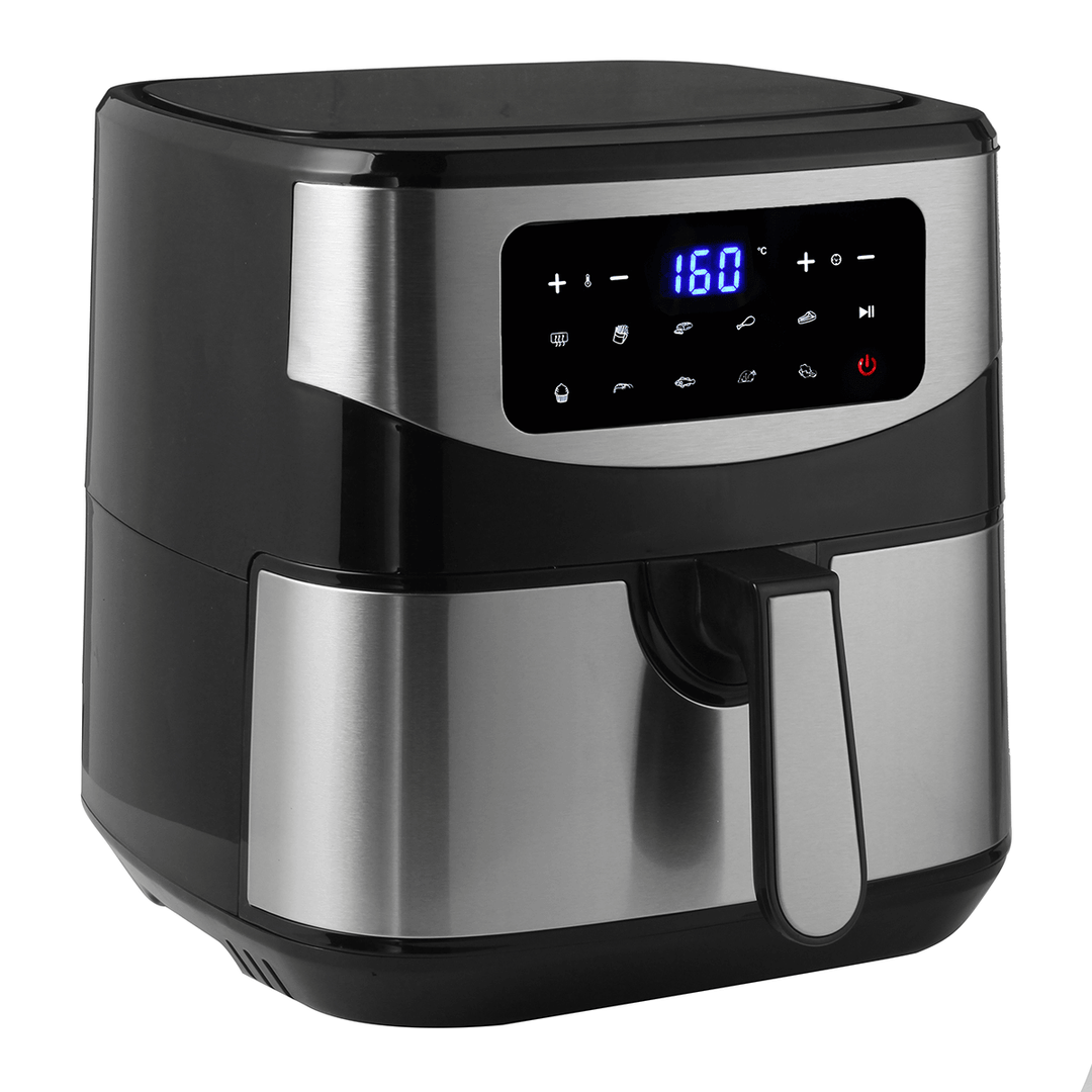 AUGIENB 7.5L Air Fryer Home Intelligent LED Touch Screen with 10 Cooking Functions Electric Hot Air Fryers Oven Oilless Cooker - Trendha