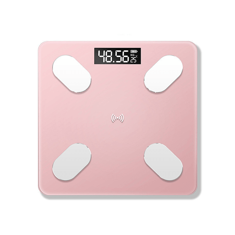 Mrosaa Digital Smart APP Electronic Weight Scale Body Fat Scale Smart BMI Scale LED Wireless Weight Scale APP Control - Trendha