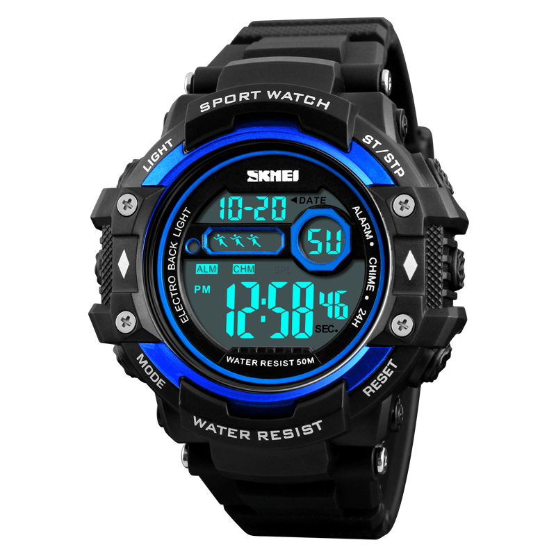 SKMEI 1325 Electronic Chronograph Digital Watch Calendar Alarm Men Sport Watches - Trendha