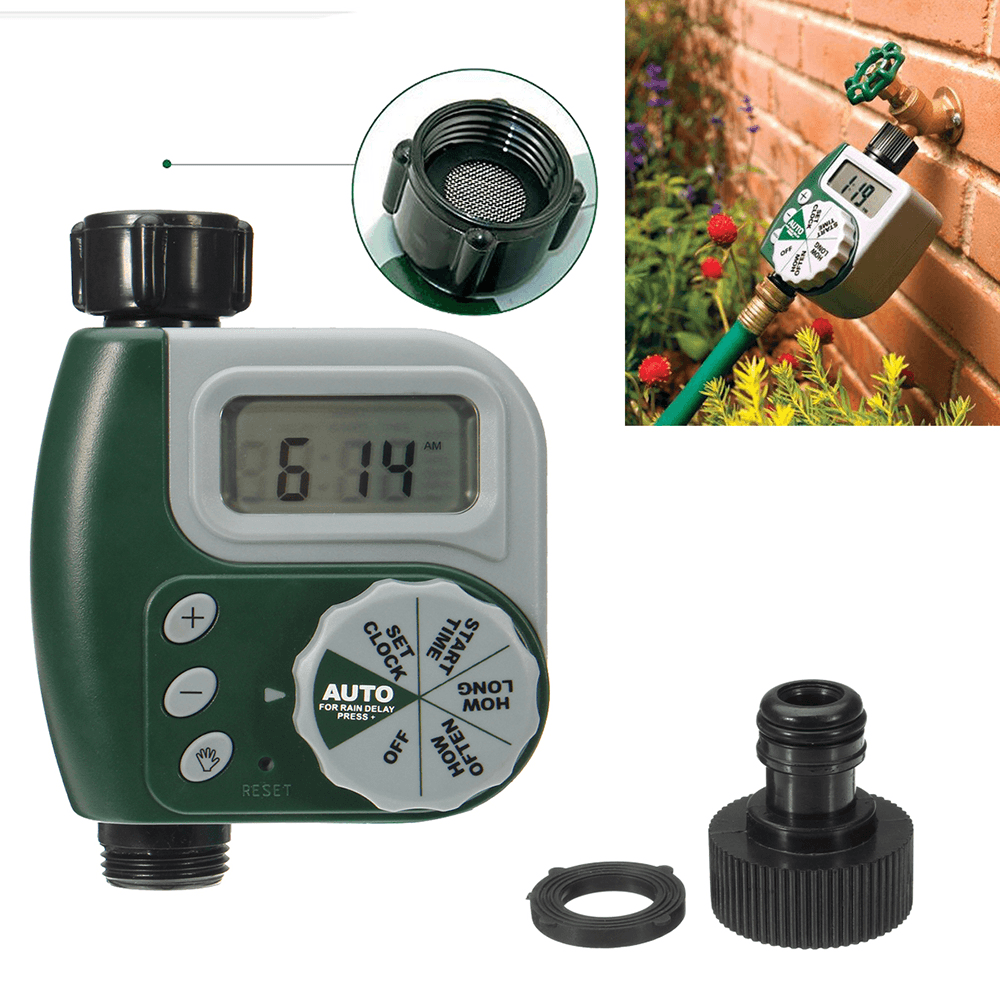 Electronic Water Tap Timer DIY Garden Irrigation Control Unit Digital LCD Irrigation Timer - Trendha