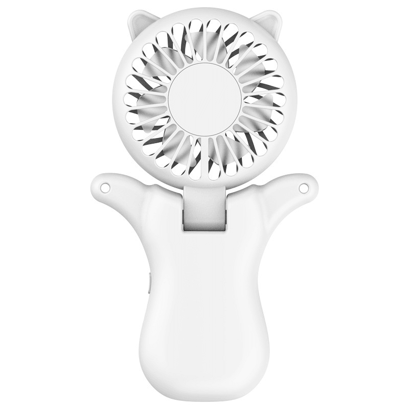 Portable Mini USB Rechargeable Neck Hanging Fan Handheld Desktop Foldable Silent Cooler for Travel Cooking Sporting - Trendha