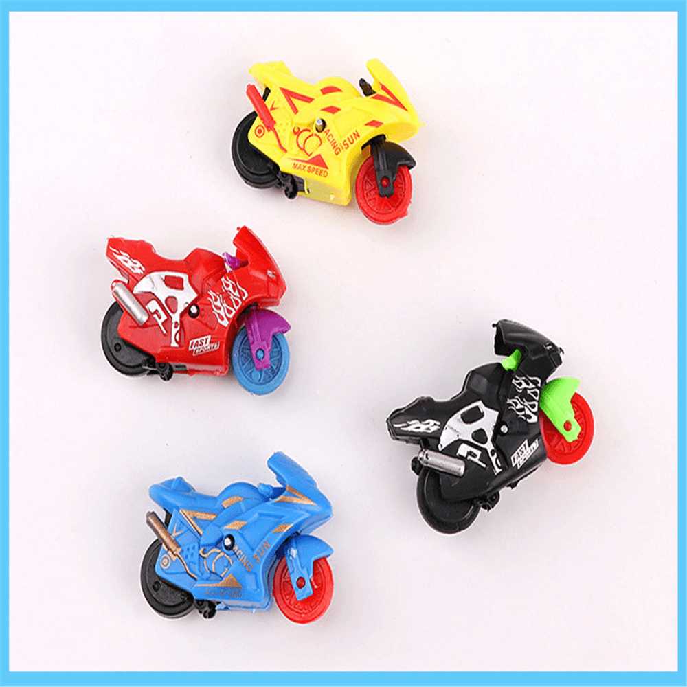 Simulation Pull Back Motorcycle Cool Inertia Motorcycle Trolley Kids Gift Toys - Trendha
