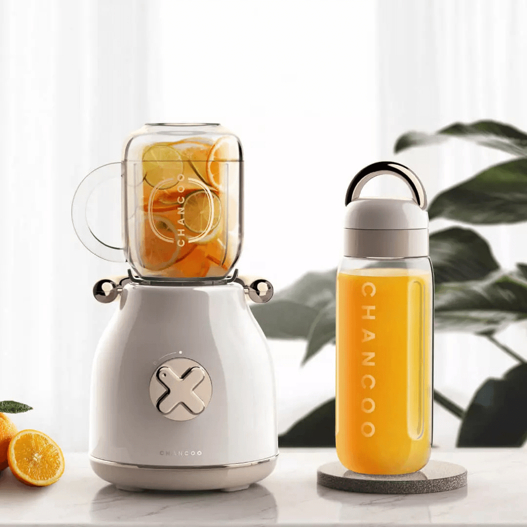 CHANCOO CC5800 Portable Juicer with Two Cups 10 Seconds Freshly Squeezed Quickly Break Ice for Home - Trendha