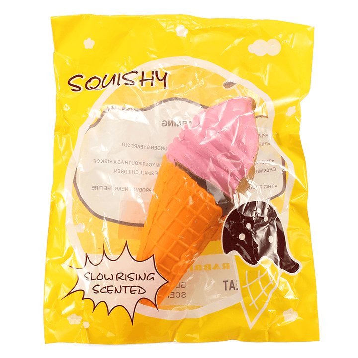 Yunxin Squishy Ice Cream 18Cm Slow Rising with Packaging Collection Gift Decor Soft Squeeze Toy - Trendha