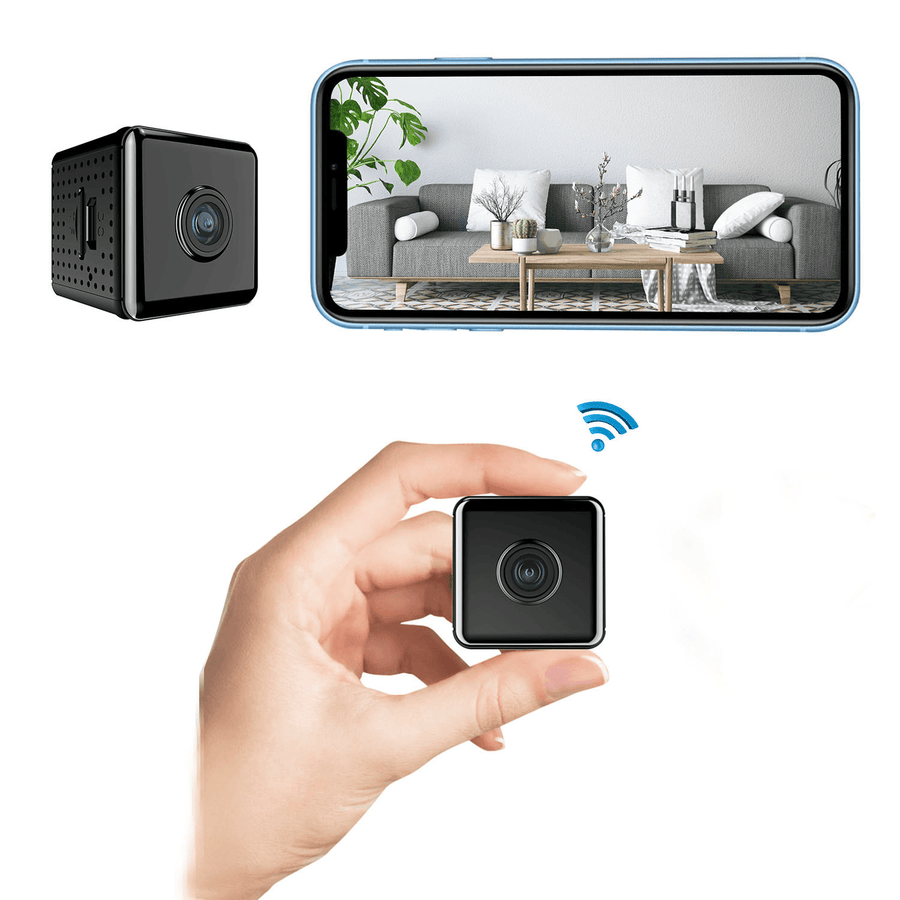 W10 1080P HD Mini Wireless Wifi Camera Infared Night Vision Motion Detecting 90 Degre Wide Angle Wifi Camera - Trendha
