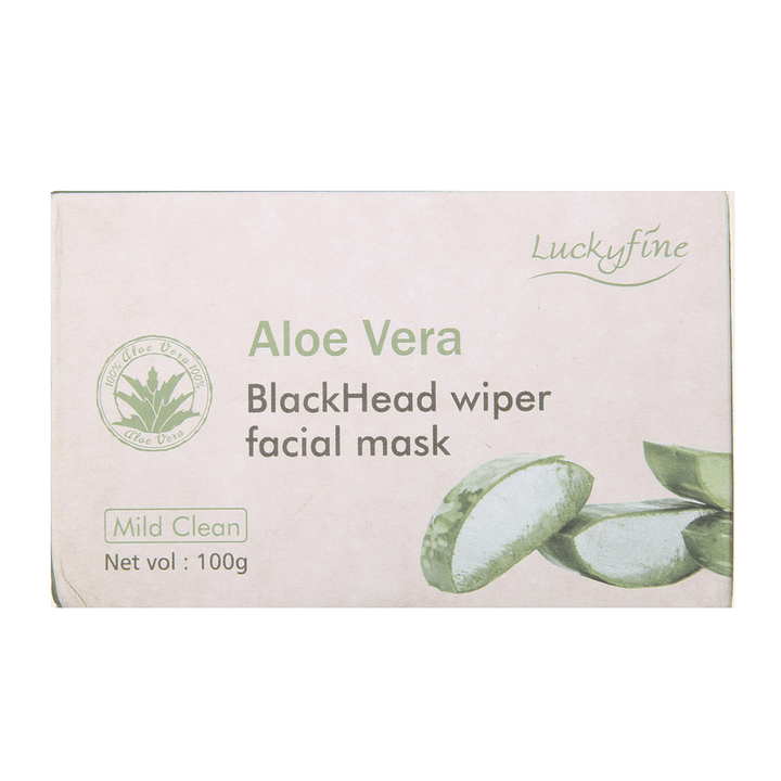 Luckyfine Aloe Vera Peel-Off Facial Mask Deep Cleansing Face Mask Blackhead Remover Acne - Trendha