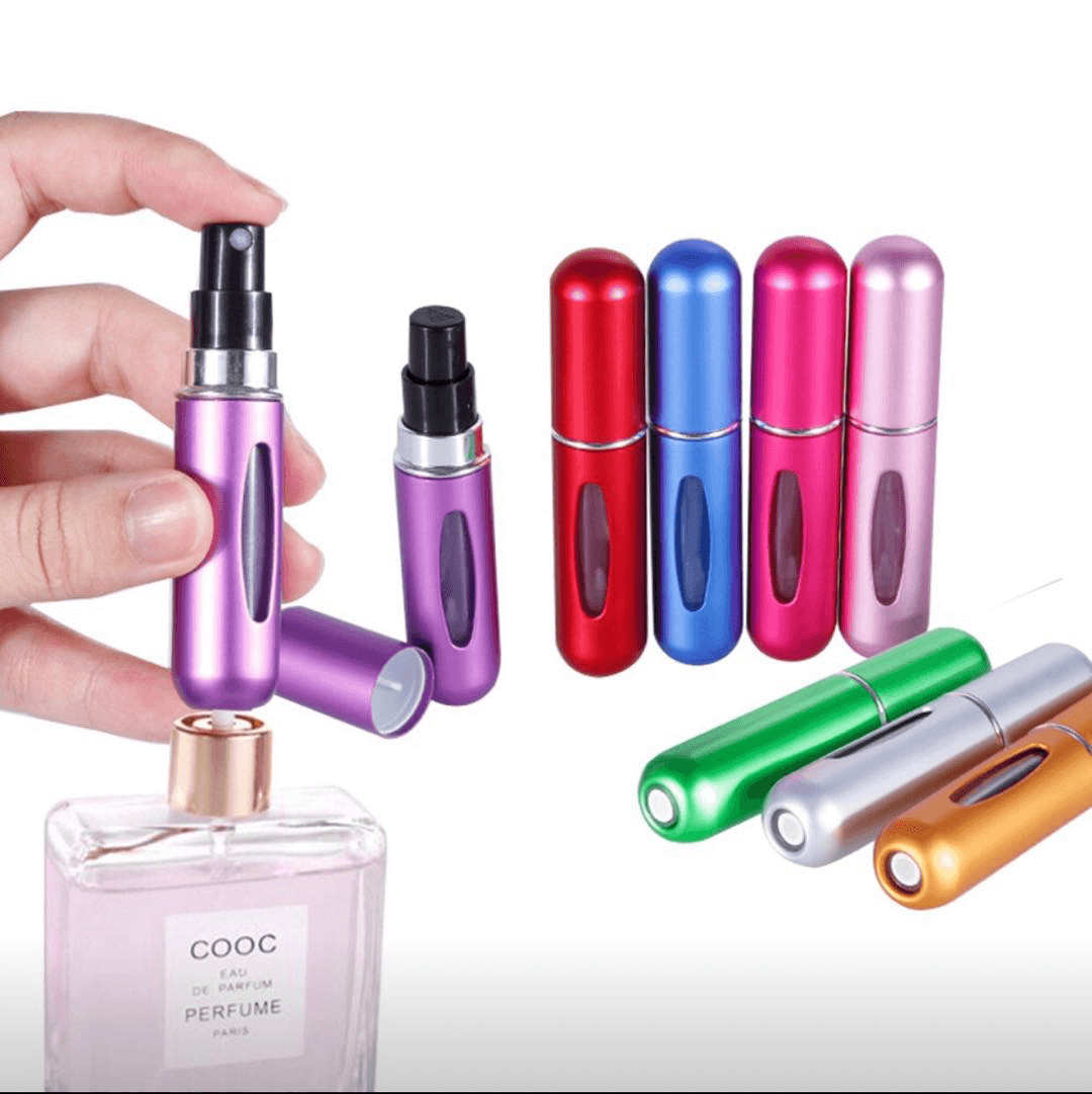 5Ml Portable Travel Perfume Atomizer Spray Bottles Dispenser Container Funnel Refillable - Trendha