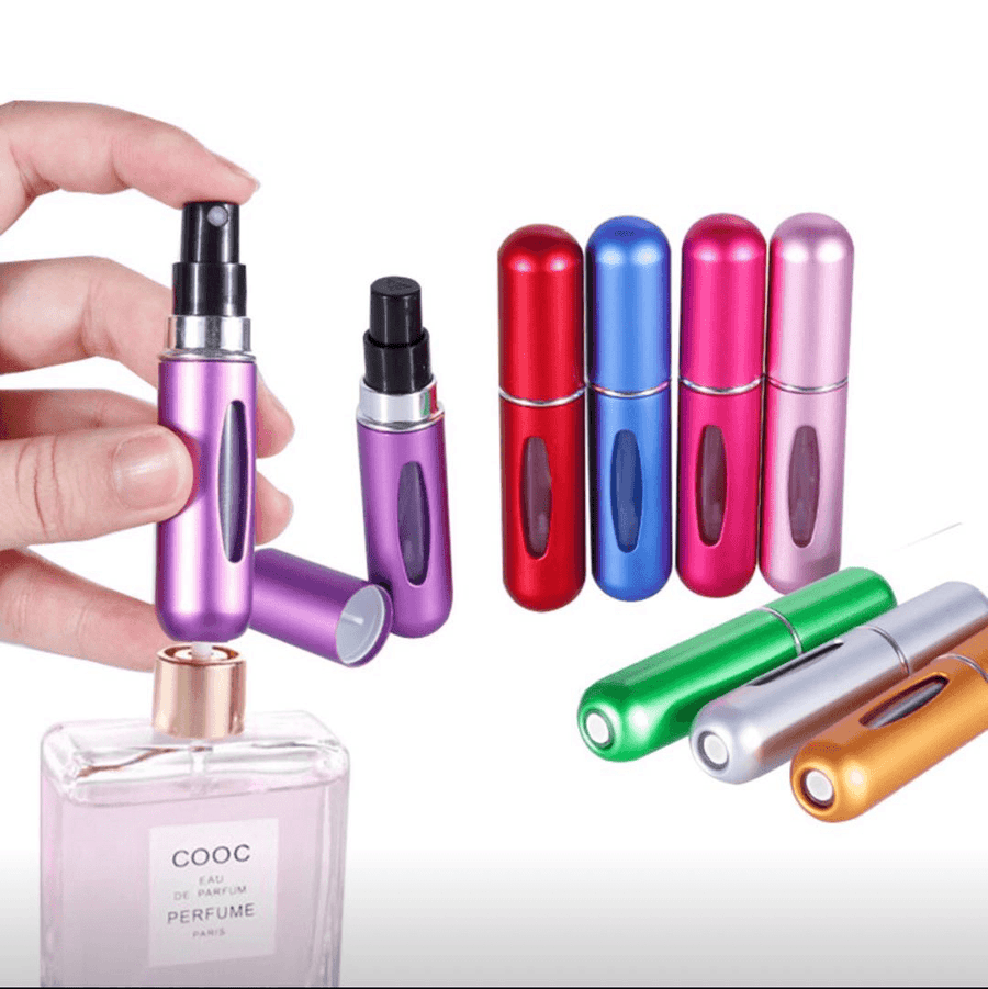 5Ml Portable Travel Perfume Atomizer Spray Bottles Dispenser Container Funnel Refillable - Trendha