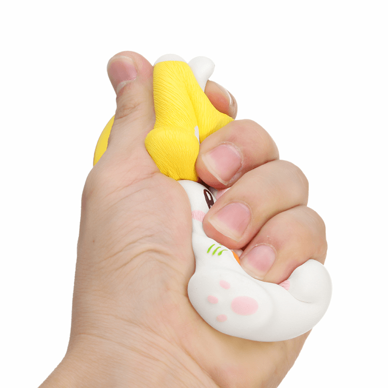 Squishy Slow Rising 12.5CM Mushroom Carrot Bunny Rabbit Phone Straps Pendant Toy Original Packaging - Trendha