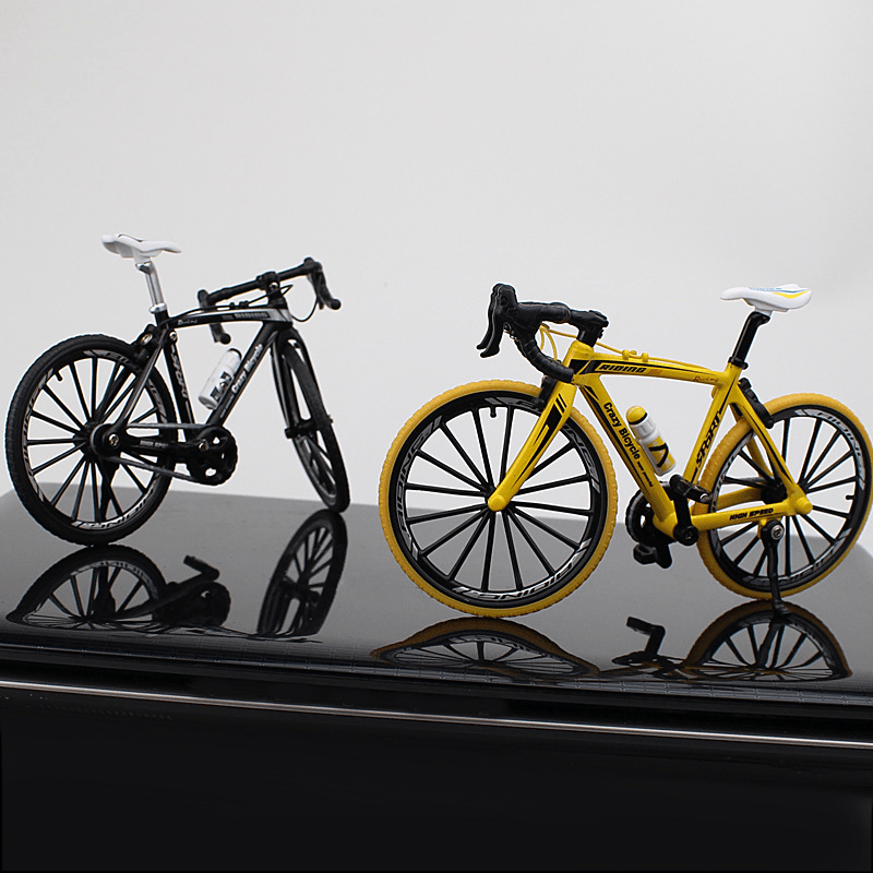 1:10 Diecast Bicycle Model Toys Bend Racing Cycle Cross Mountain Bike Gift Decor Collection - Trendha