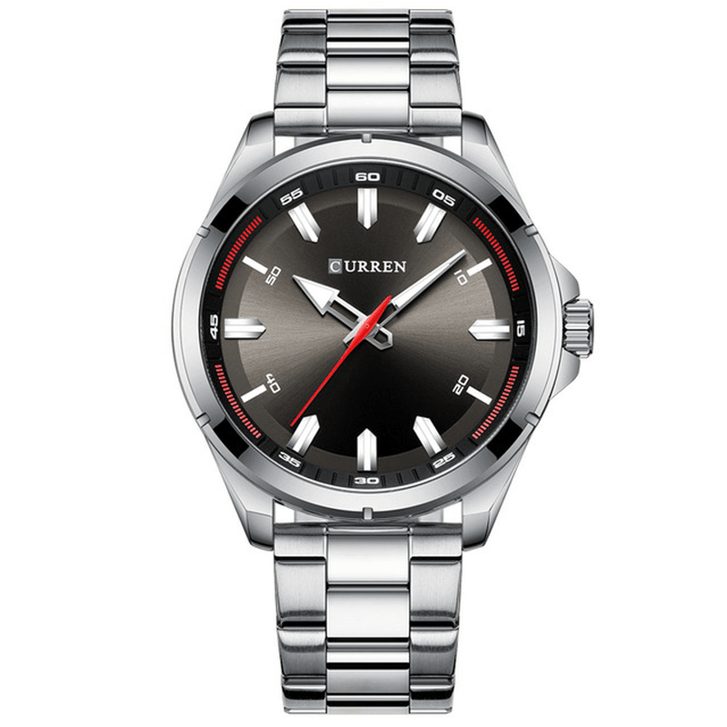 CURREN 8320 Business Style Men Wrist Watch Stainless Steel Design Quartz Watch - Trendha