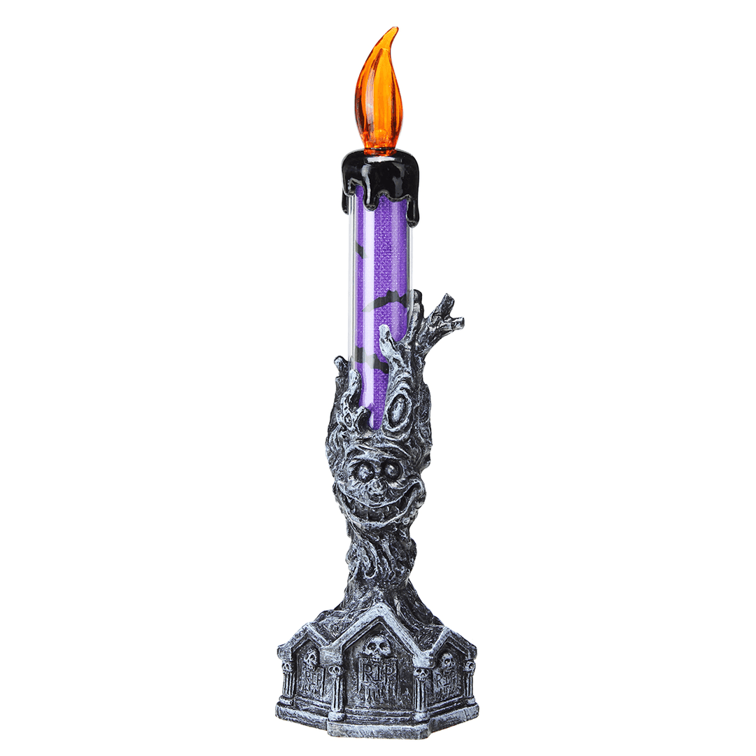Halloween Skull Skeletal Hand Stand LED Candle Light Party Decorations - Trendha